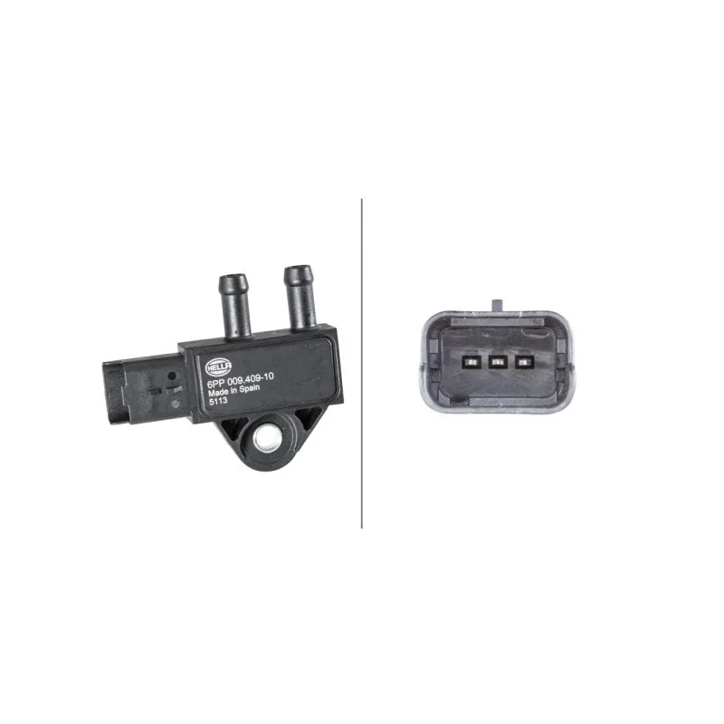 Capteur, pression des gaz échappement HELLA 6PP 009 409-101
