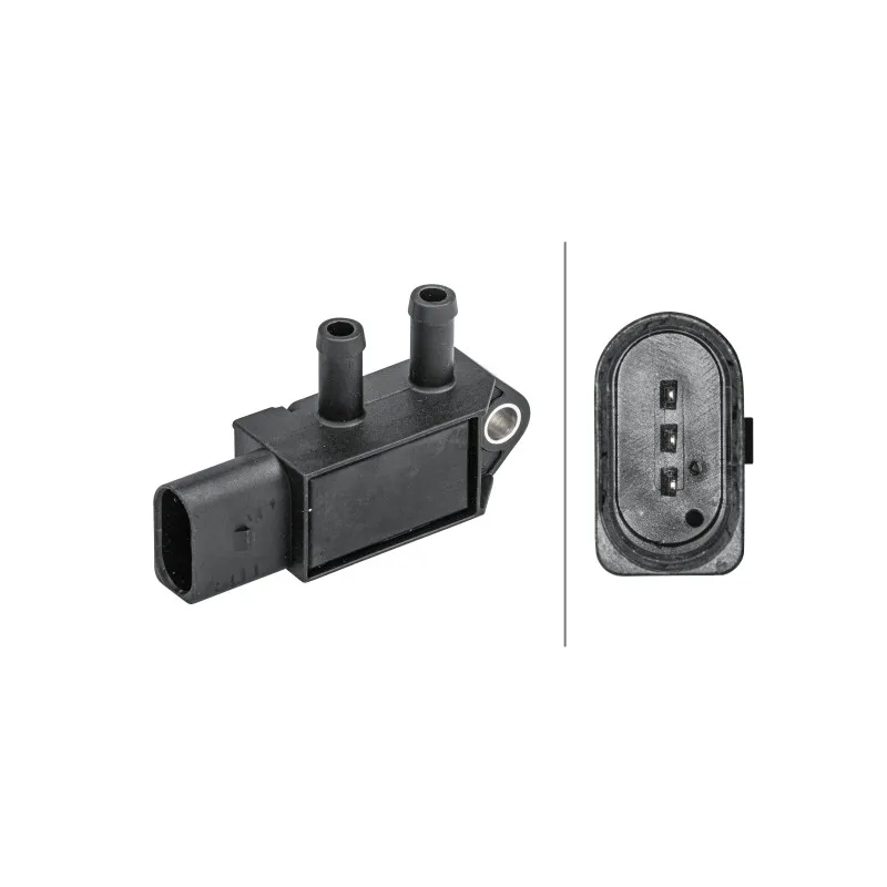 Capteur, pression des gaz échappement HELLA 6PP 009 409-161