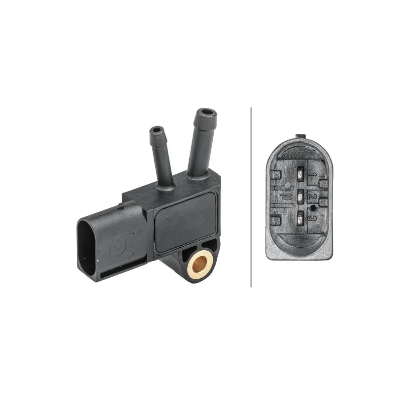 Capteur, pression des gaz échappement HELLA 6PP 009 409-171