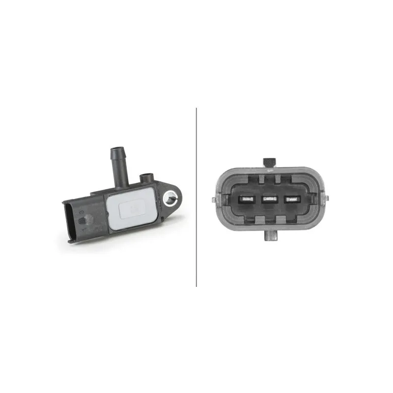 Capteur, pression des gaz échappement HELLA 6PP 009 409-181
