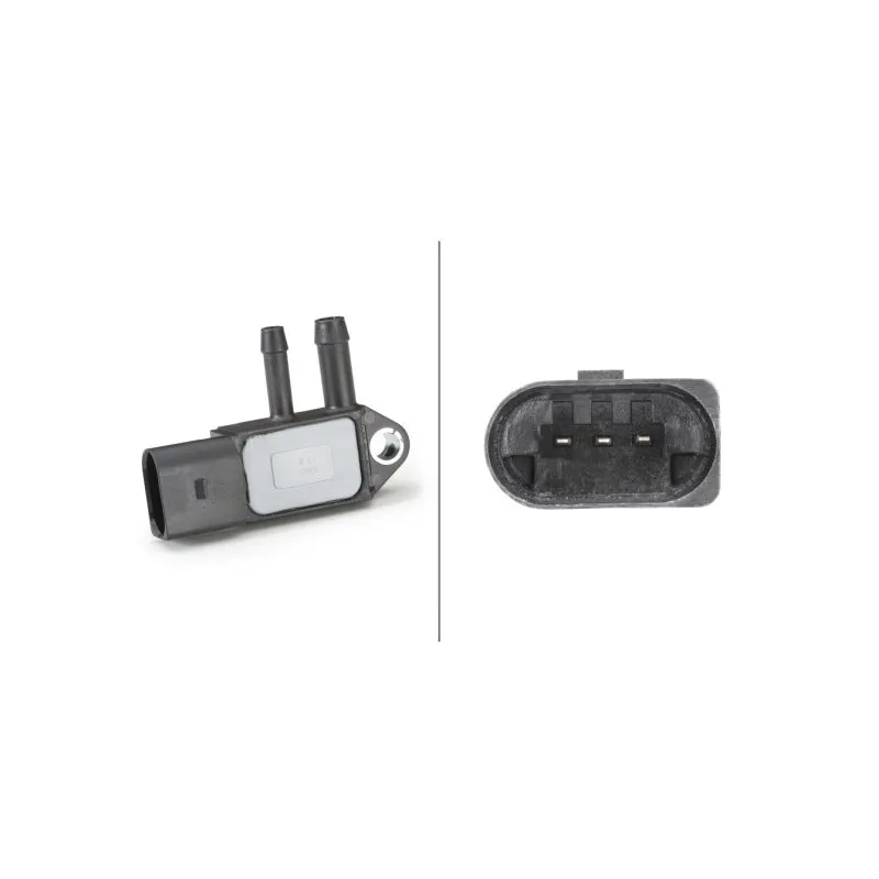 Capteur, pression des gaz échappement HELLA 6PP 009 409-251
