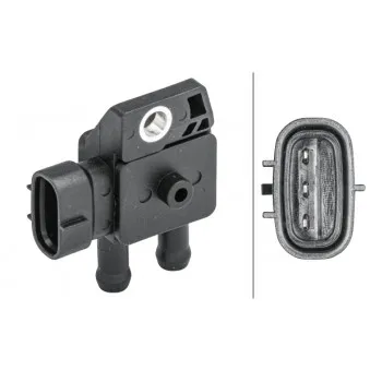 Capteur, pression des gaz échappement HELLA 6PP 009 409-291