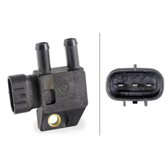 Capteur, pression des gaz échappement HELLA 6PP 009 409-301