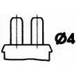 Sonde de température, liquide de refroidissement HELLA 6PT 009 107-391 - Visuel 2