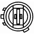 Sonde de température, liquide de refroidissement HELLA 6PT 009 107-511 - Visuel 2
