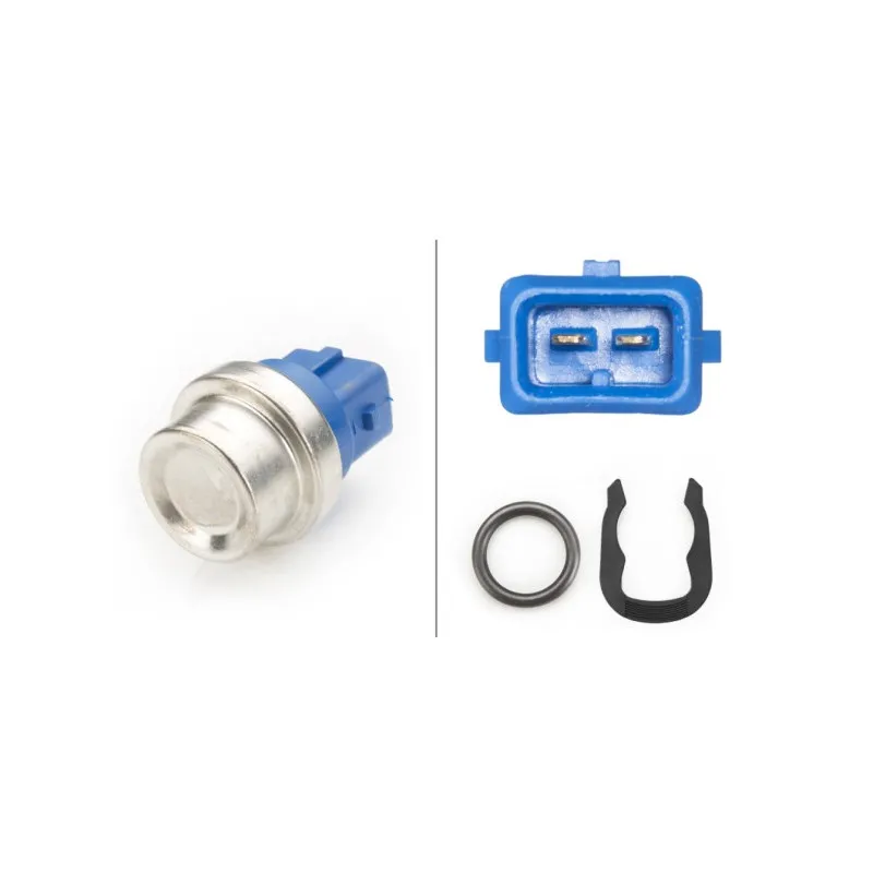 Sonde de température, liquide de refroidissement HELLA 6PT 009 107-551