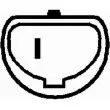 Sonde de température, liquide de refroidissement HELLA 6PT 009 309-081 - Visuel 2