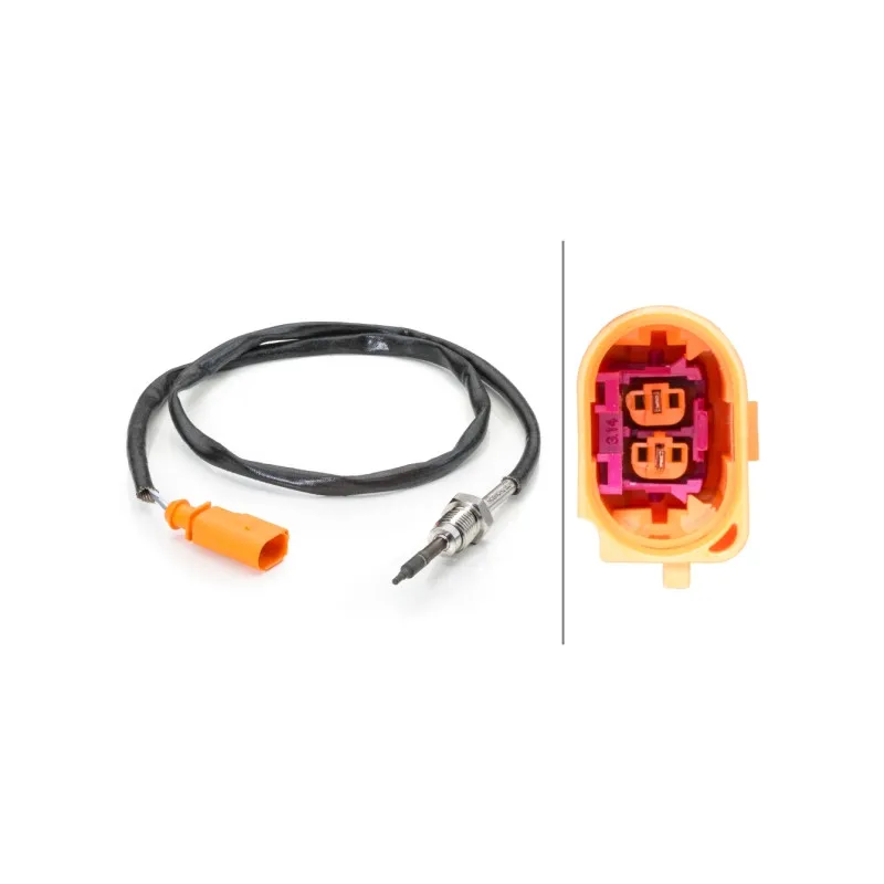 Capteur, température des gaz HELLA 6PT 014 494-031