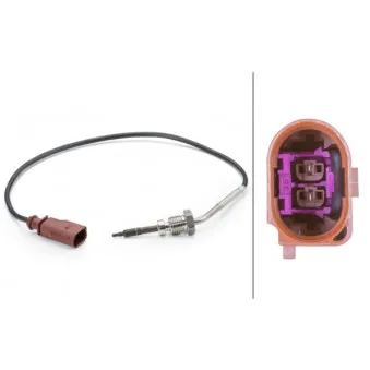 Capteur, température des gaz HELLA 6PT 014 494-151