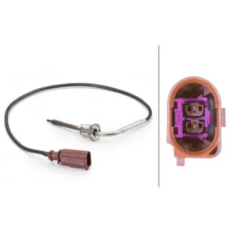 Capteur, température des gaz HELLA