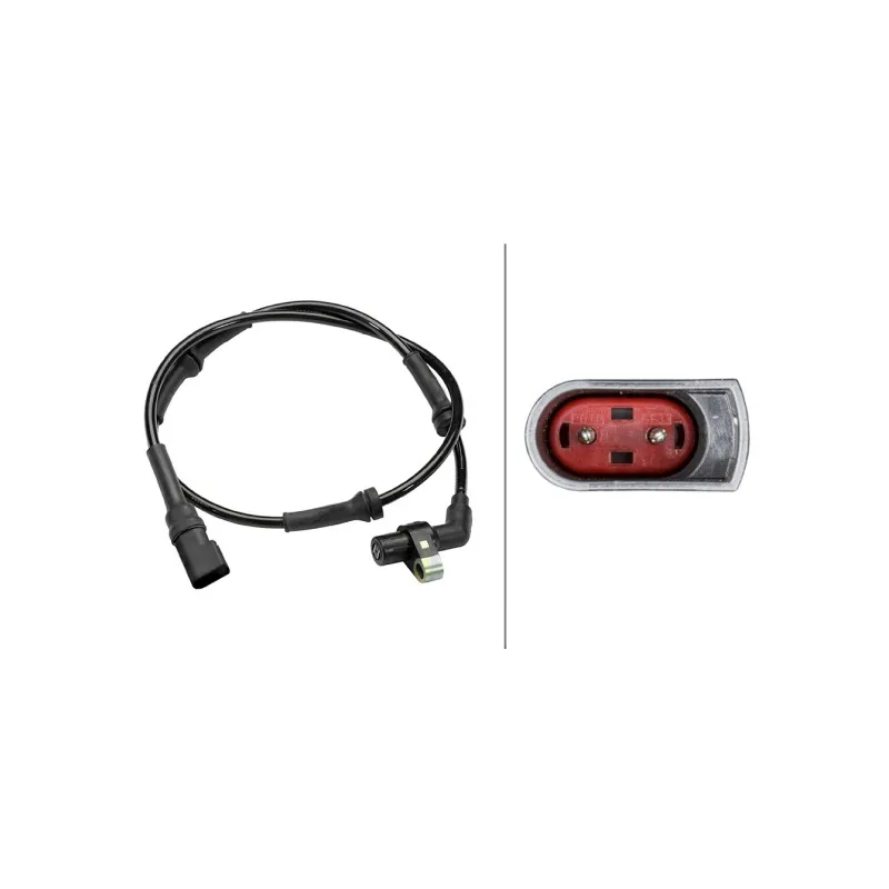 Capteur, vitesse de roue HELLA 6PU 009 106-651