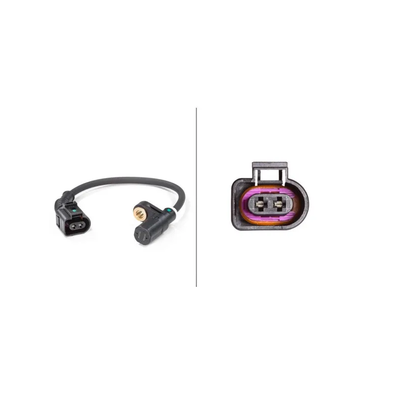 Capteur, vitesse de roue HELLA 6PU 009 106-741