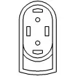 Capteur, vitesse de roue HELLA 6PU 009 106-911 - Visuel 2