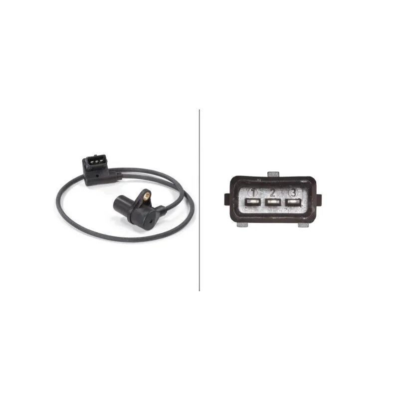 Capteur d'angle, vilebrequin HELLA 6PU 009 110-551
