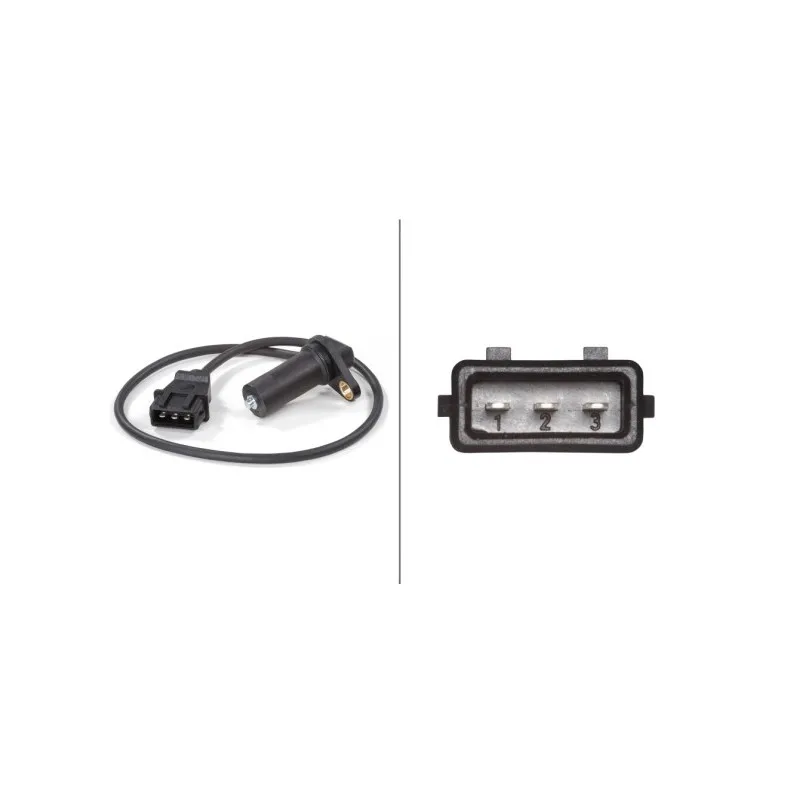 Capteur d'angle, vilebrequin HELLA 6PU 009 110-611