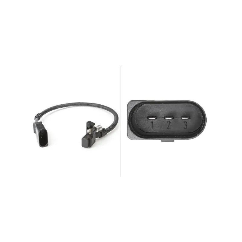 Capteur d'angle, vilebrequin HELLA 6PU 009 110-841