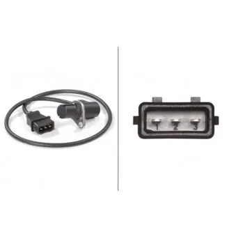Capteur d'angle, vilebrequin HELLA 6PU 009 121-601