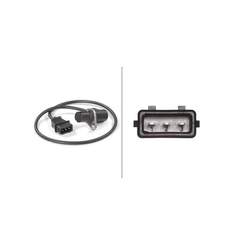 Capteur d'angle, vilebrequin HELLA 6PU 009 121-601