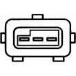 Capteur d'angle, vilebrequin HELLA 6PU 009 146-051 - Visuel 2