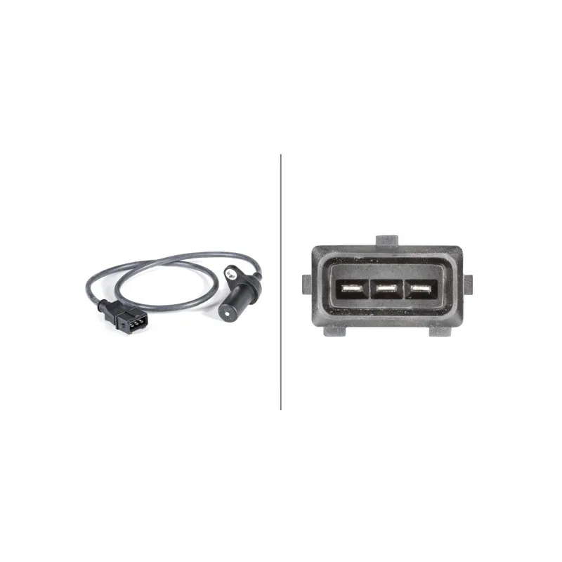 Capteur d'angle, vilebrequin HELLA 6PU 009 146-121