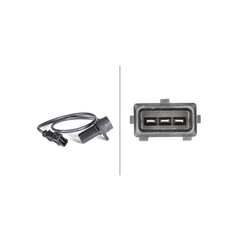 Capteur d'angle, vilebrequin HELLA 6PU 009 146-211
