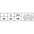 Capteur d'angle, vilebrequin HELLA 6PU 009 146-451 - Visuel 2