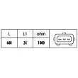 Capteur d'angle, vilebrequin HELLA 6PU 009 146-491 - Visuel 2