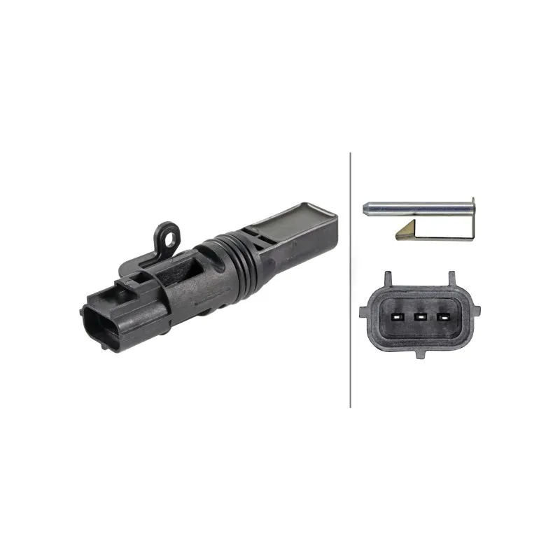 Capteur de vitesse de roue, transmission manuelle HELLA 6PU 009 146-891