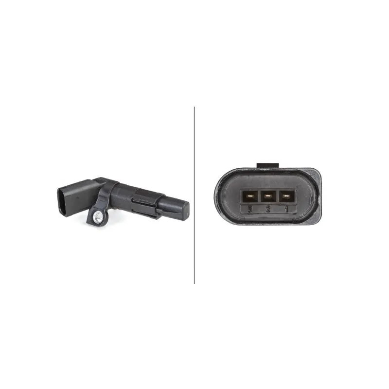 Capteur d'angle, vilebrequin HELLA 6PU 009 163-481