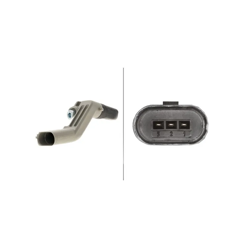 Capteur d'angle, vilebrequin HELLA 6PU 009 167-131