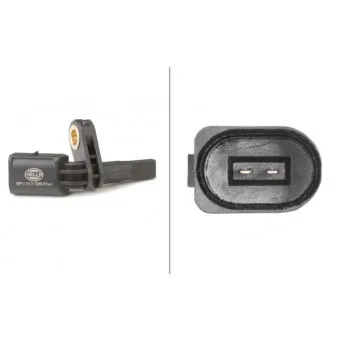 Capteur, vitesse de roue avant gauche HELLA 6PU 012 039-011