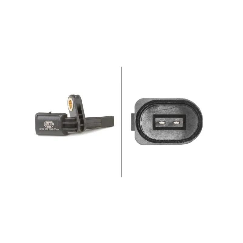 Capteur, vitesse de roue avant gauche HELLA 6PU 012 039-011