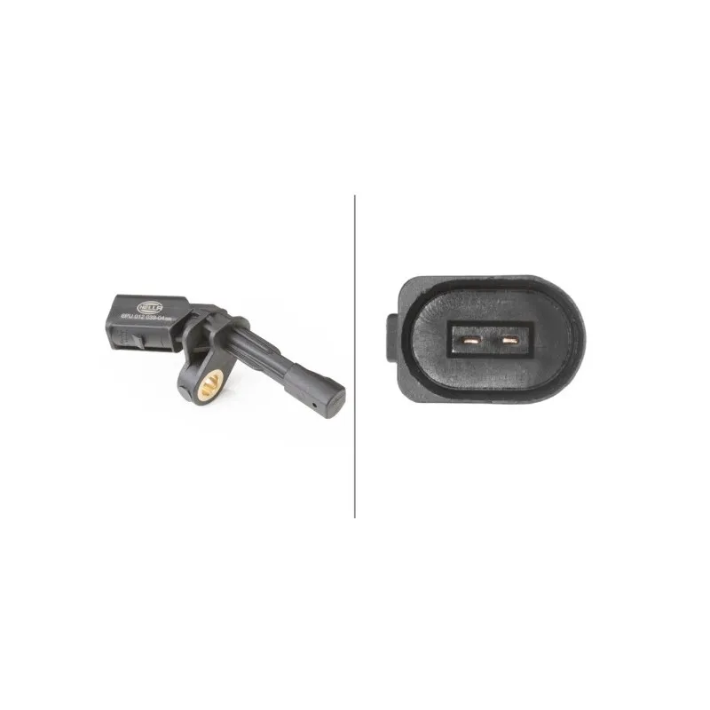 Capteur, vitesse de roue arrière droit HELLA 6PU 012 039-041