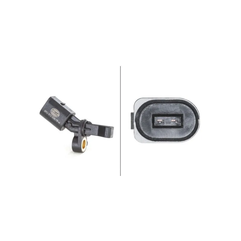 Capteur, vitesse de roue arrière gauche HELLA 6PU 012 039-781