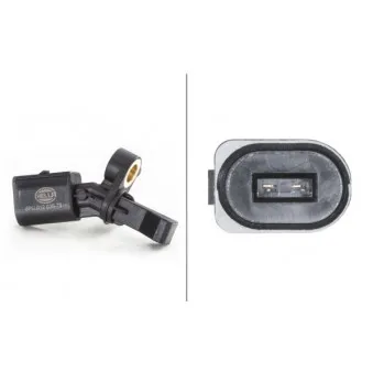 Capteur, vitesse de roue arrière droit HELLA 6PU 012 039-791