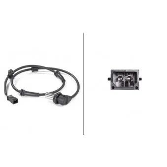 Capteur, vitesse de roue HELLA 6PU 012 806-151