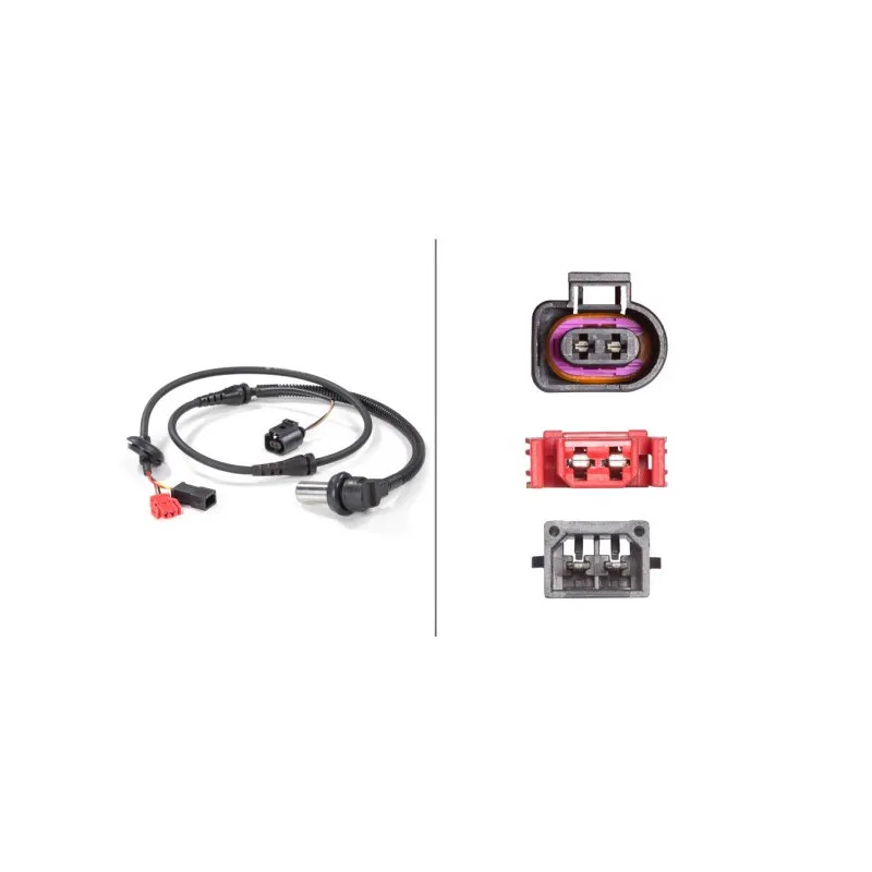 Capteur, vitesse de roue HELLA 6PU 012 806-161