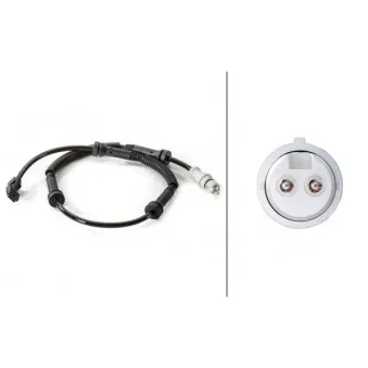 Capteur, vitesse de roue HELLA 6PU 012 806-311