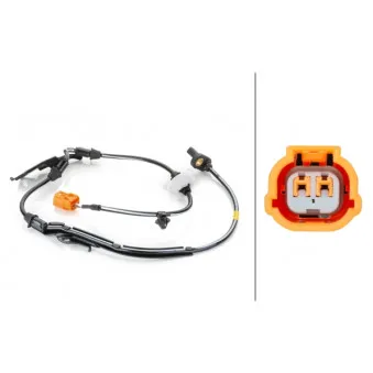 Capteur, vitesse de roue avant droit HELLA 6PU 230 040-051