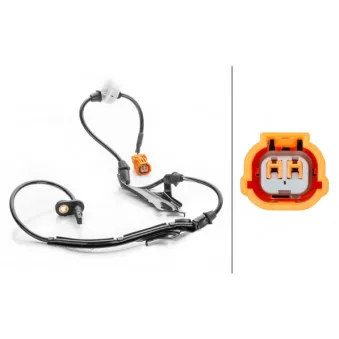 Capteur, vitesse de roue avant gauche HELLA 6PU 230 040-131