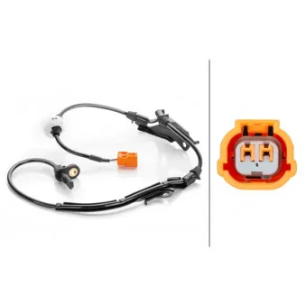 Capteur, vitesse de roue avant gauche HELLA 6PU 230 040-171