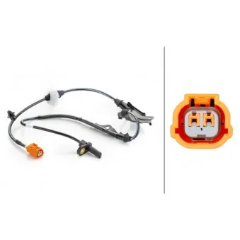 Capteur, vitesse de roue avant droit HELLA 6PU 230 040-181
