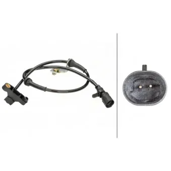 Capteur, vitesse de roue HELLA 6PU 230 040-251