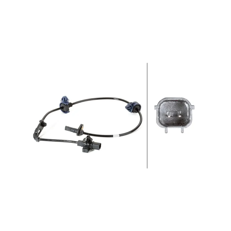 Capteur, vitesse de roue avant droit HELLA 6PU 230 040-301