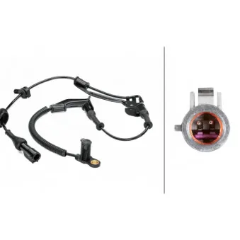 Capteur, vitesse de roue HELLA 6PU 230 040-451