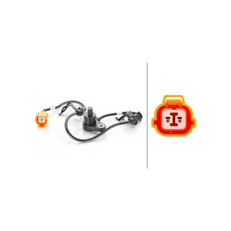 Capteur, vitesse de roue arrière gauche HELLA 6PU 230 040-841