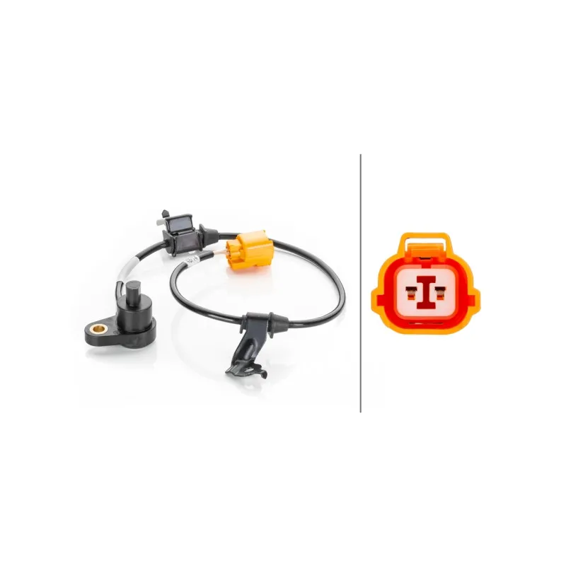 Capteur, vitesse de roue arrière droit HELLA 6PU 230 040-861