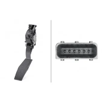 Capteur, position d'accelerateur HELLA 6PV 009 765-701