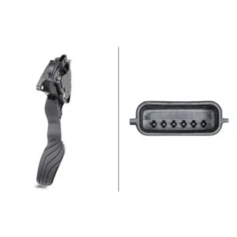 Capteur, position d'accelerateur HELLA 6PV 009 978-741