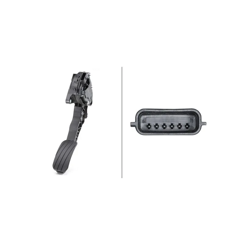 Capteur, position d'accelerateur HELLA 6PV 009 978-751
